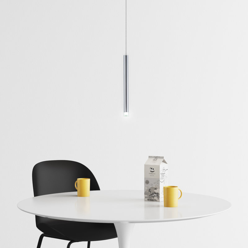 Ashby 1 - Light Polished Chrome Single Pendant