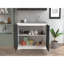 Évier utilitaire Oklahoma, armoire à deux portes, comptoir en acier inoxydable-144008611