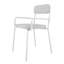 Fauteuil de salle à manger rembourré en acier pourquoi pas moderne-116788865
