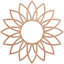 20 po x 7 po x 7 po x P 3/8 po, médaillon de plafond en noyer-59356309-59356313