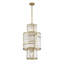 Luminaire suspendu cylindrique à 8 lumières-86792597