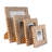 Picture Frame Bone & Wood Checkered Design-111745179