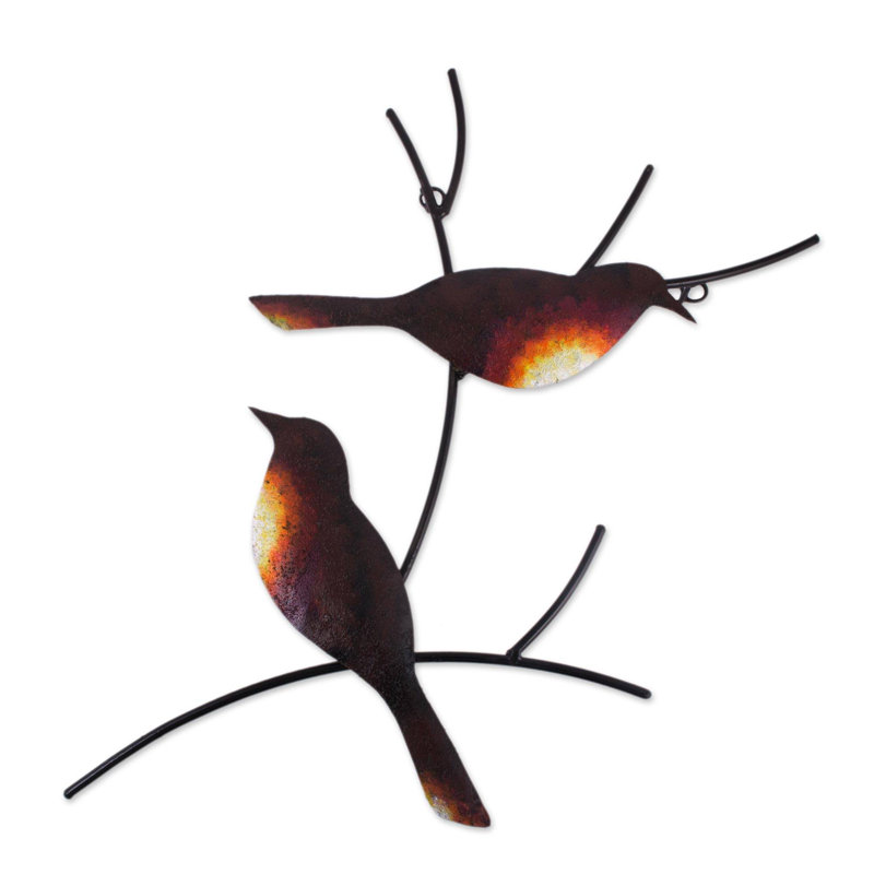 « pair of arrows », art mural en acier