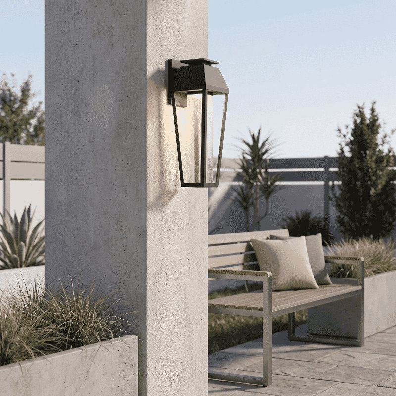 Lanterne murale d'extérieur Brookline, H 20 po x l 7,25 po x P 9 po
