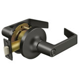 Flat Privacy (Bed & Bath) Door Lever with Round Rosette