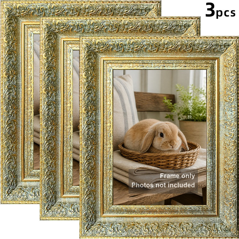 Cadre photo, Antique Gold, 3, 5" W x 7" H