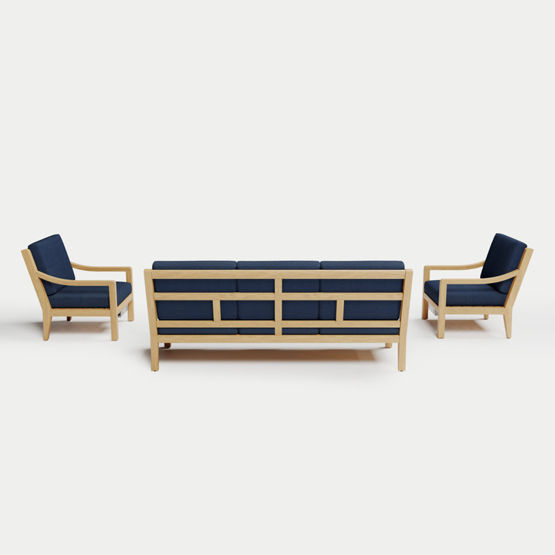 Solerno Heated Sofa Set, Indigo