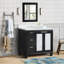 Ensemble de meuble-lavabo simple 43 po avec miroir Schreck-911081178-812378521