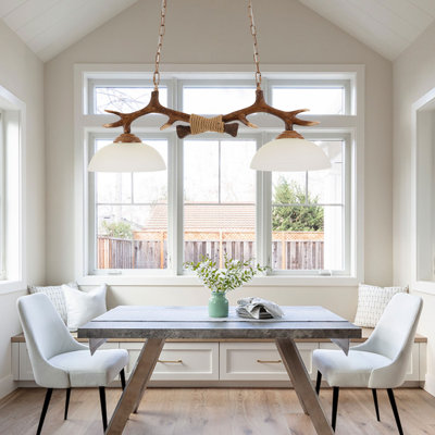 2 - Light Retro Antler Pendant Light