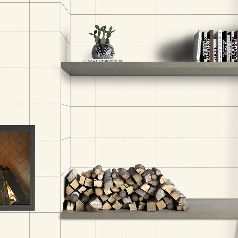 True Story 12'' W x 12'' L Porcelain Throughbody Wall & Floor Tile, Cream