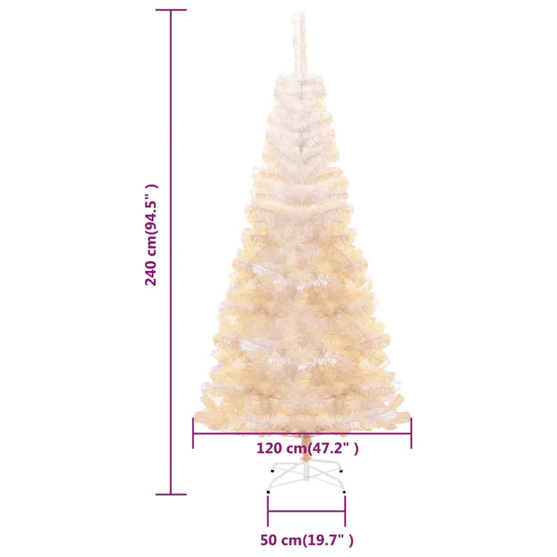 Artificial Christmas Tree, 240cm H x 120cm W