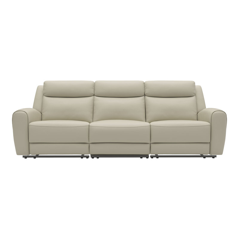 Ensemble de canapé inclinable 3 pièces Burroughs, Beige, 2