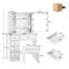 Soumare Dressing Table with Mirror