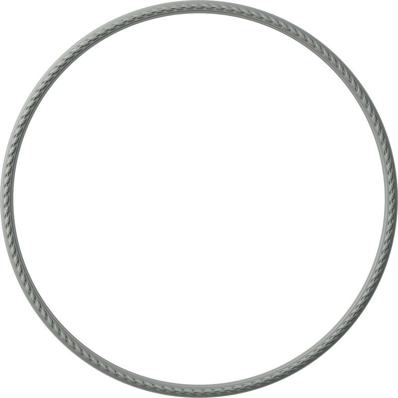Ensemble d'anneaux de plafond Medway, H 50 po x l 50 po x P 0,75 po, Paquet de 4 (forme un cercle complet)