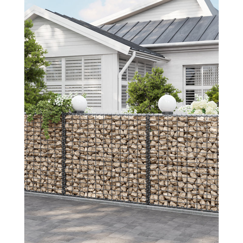 30cm H x 30cm W Steel Border Fencing