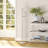 Basso 2-Light Torchiere Floor Lamp with Glass Shade in Polished Nickel/Clear-609516206
