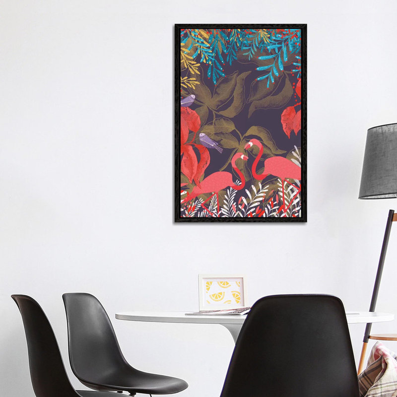 Red Tango II by Christopher Clark - Floater Frame Gallery-Wrapped Canvas Giclée on Canvas, 101.6 cm H x 66.04 cm W