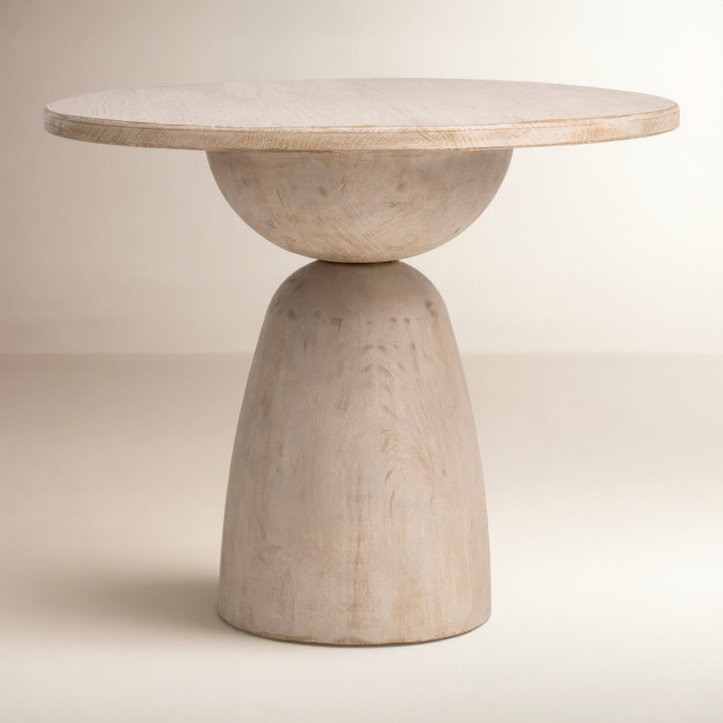 Table de salle à manger Saria, Blanc, H 30 po x L 36 po x l 36 po