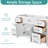 Spindell 60" Single Bathroom Vanity Base Only