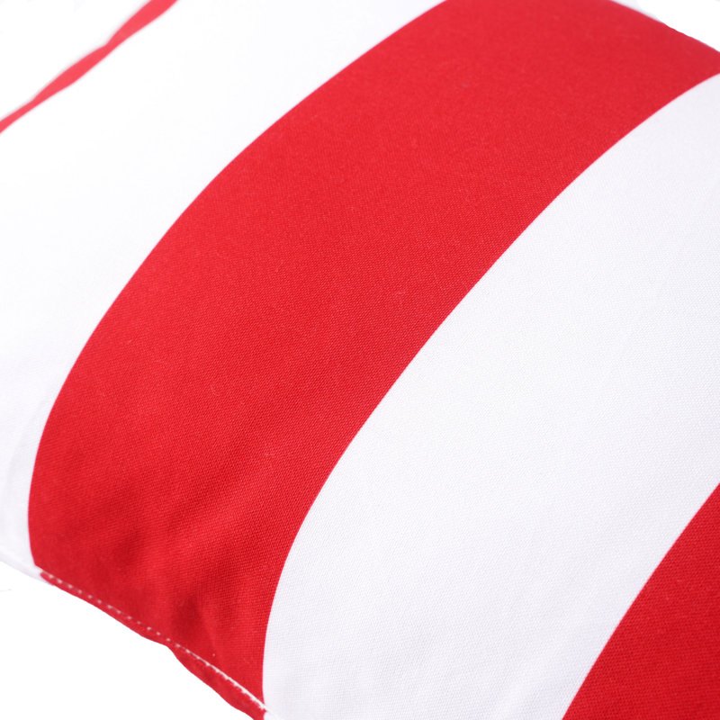 Housse et insert de coussin d'extérieur pour l'extérieur, Rouge