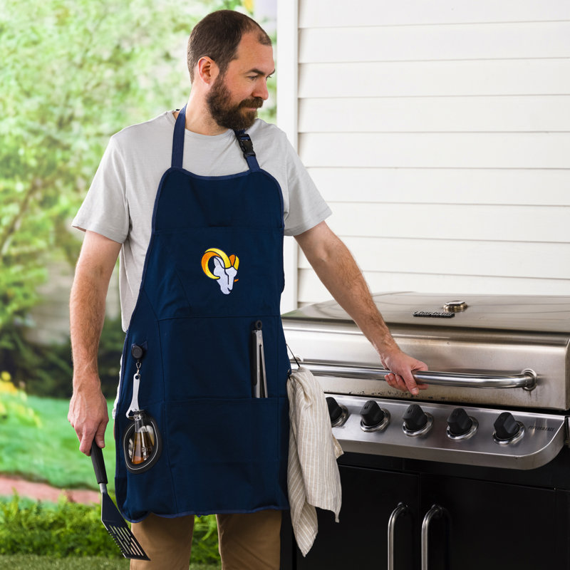 Los Angeles Rams Tablier de grillade, Bleu, NFL Los Angeles Rams