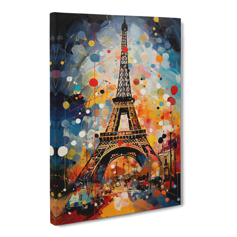 Eiffel Tower Dadaism - Wrapped Canvas, 60cm H x 40cm W x 3cm D