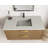 Maxbano Floating 42" Bathroom Vanity With Cement Single Sink