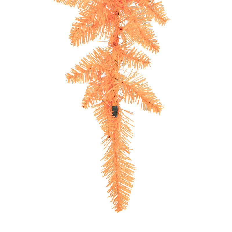 Faux Fir Swag, Orange