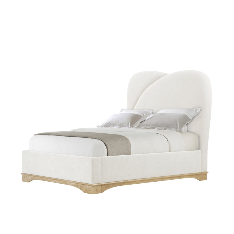 Origins Upholstered Bed, Queen, Sesame
