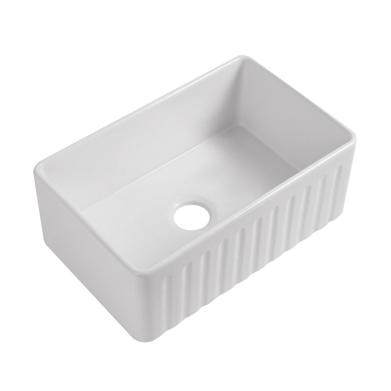 Fireclay Kitchen Sink - Single Bowl