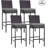 Aize Polyethylene (PE) Wicker Outdoor 27.5'' Bar Stool with Cushion