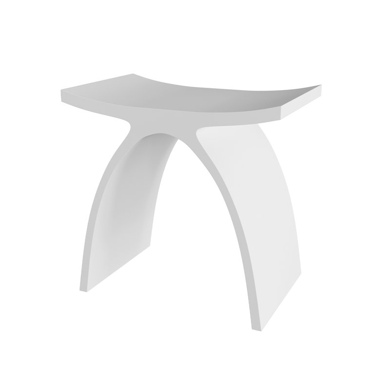 DAX Solid Surface Shower Stool
