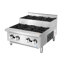Cuisinière commerciale 24 po à quatre brûleurs, 104 000 BTU en acier inoxydable (km-CRSU-24)