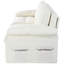 Canapé-lit convertible avec rangement latéral et coussins de soutien - Revêtement en chenille pour salon, chambre à coucher avec structure de canapé 31, beige, bureau-1338553907