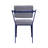 Cargo Gray Fabric & Blue Finish Office Chair-44638744
