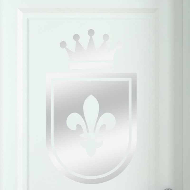 Wall Decal, Shiny Silver