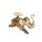 Boho Handcrafted Wood and Metal Elephant Candle Holder for Tabletop Decor