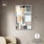 Shaped Silence II - Ira Colmeva Shadowbox Print Boho Wall Decor par Art Remedy, cadre blond, 30 x 45-282995709-282995649