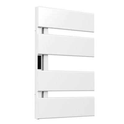 EIKANIOS Wall Mounted Plug-In or Hardwired Electric Towel Warmer - 158°F Professional Grade Heat with Timer - Matte Black/Matte White Finish