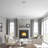 Emily 12 - Light Iron Dimmable Chandelier