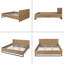 Structure de lit en bois d'ingénierie-436610589