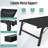 2 PCS Reclining Lounge Chairs Folding Patio Recliner Chair w/5-position Backrest