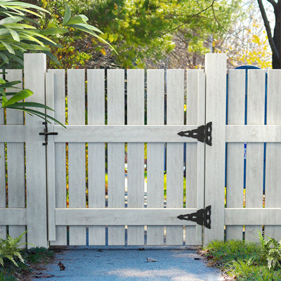 Skysen Steel Wood Fence Gate Hinge Black