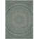 Atlanta Looped Light Grey/Teal Rug