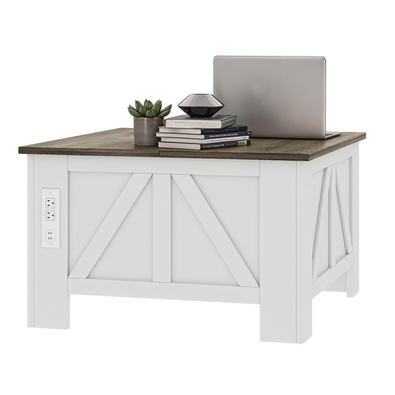 Lift-Top Coffee Table With USB Port