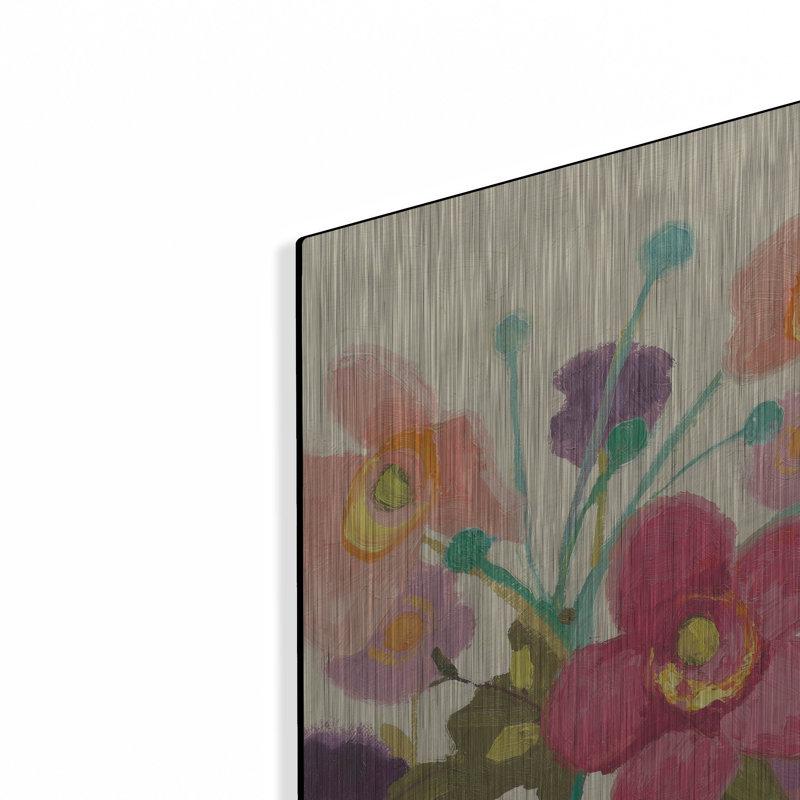«Couleur Printemps» par Shirley Novak, art mural en métal 3 pi, 36 po x 36 po