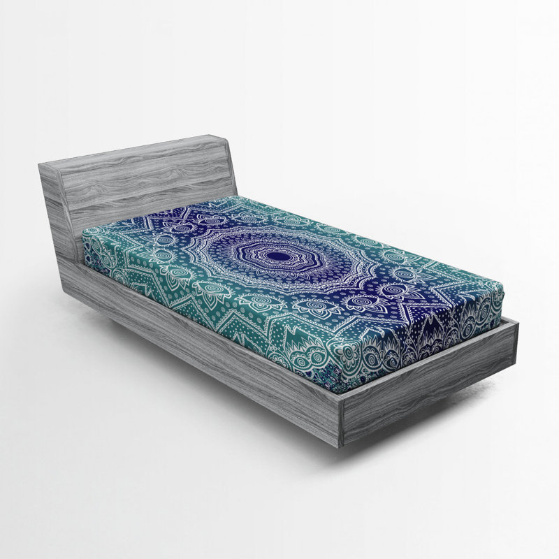 Microfiber Fitted Sheet, Twin XL Fitted Sheet, Dark Blue