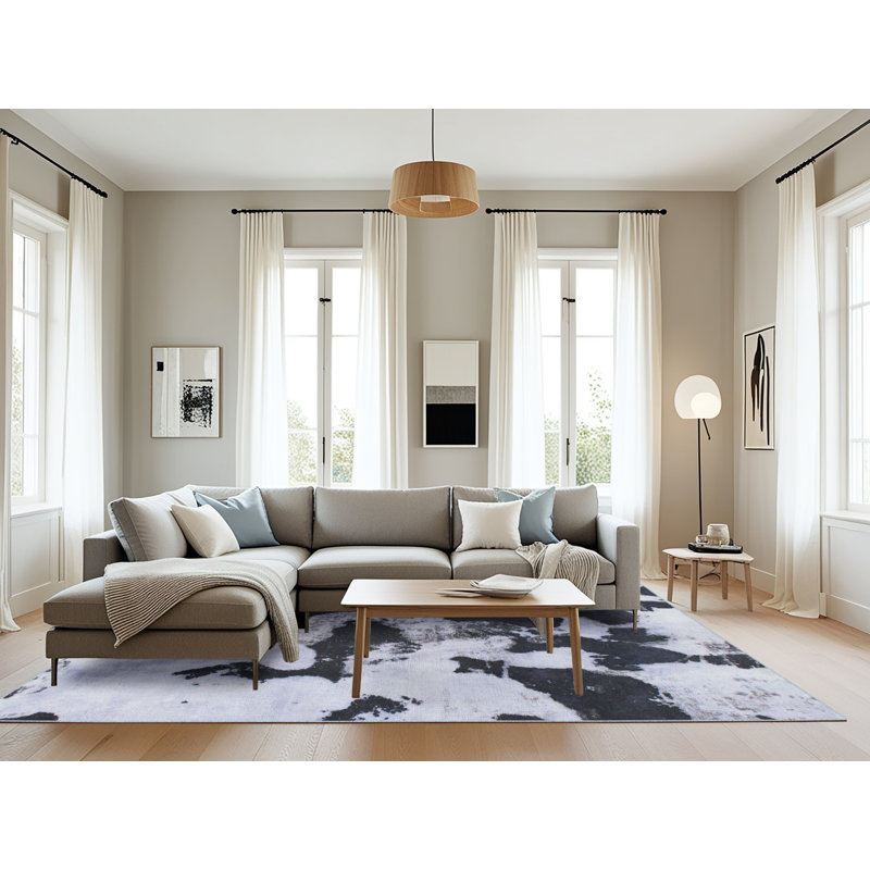 Abstract Indoor Rug, Rectangle 8' x 12'