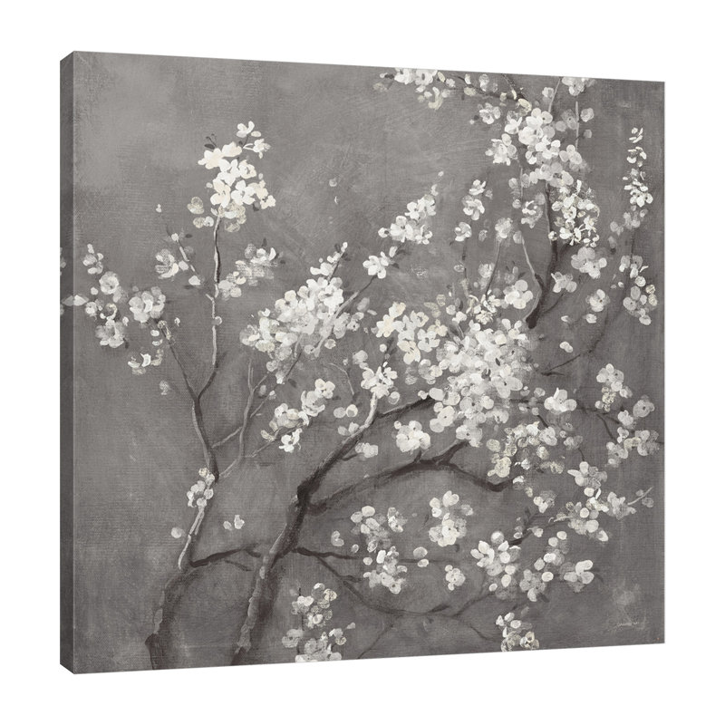 « i », impression sur toile White Cherry Blossoms, H 48 po x l 48 po x P 1,5 po