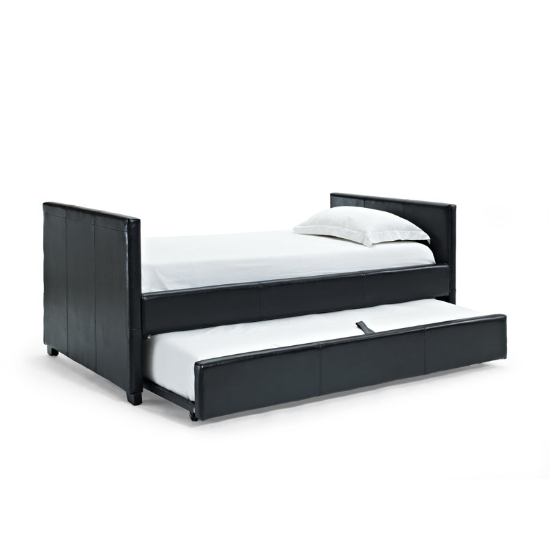 Mariano Upholstered Daybed, Black